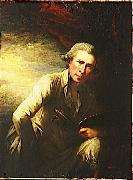 George Romney Self portrait oil painting
